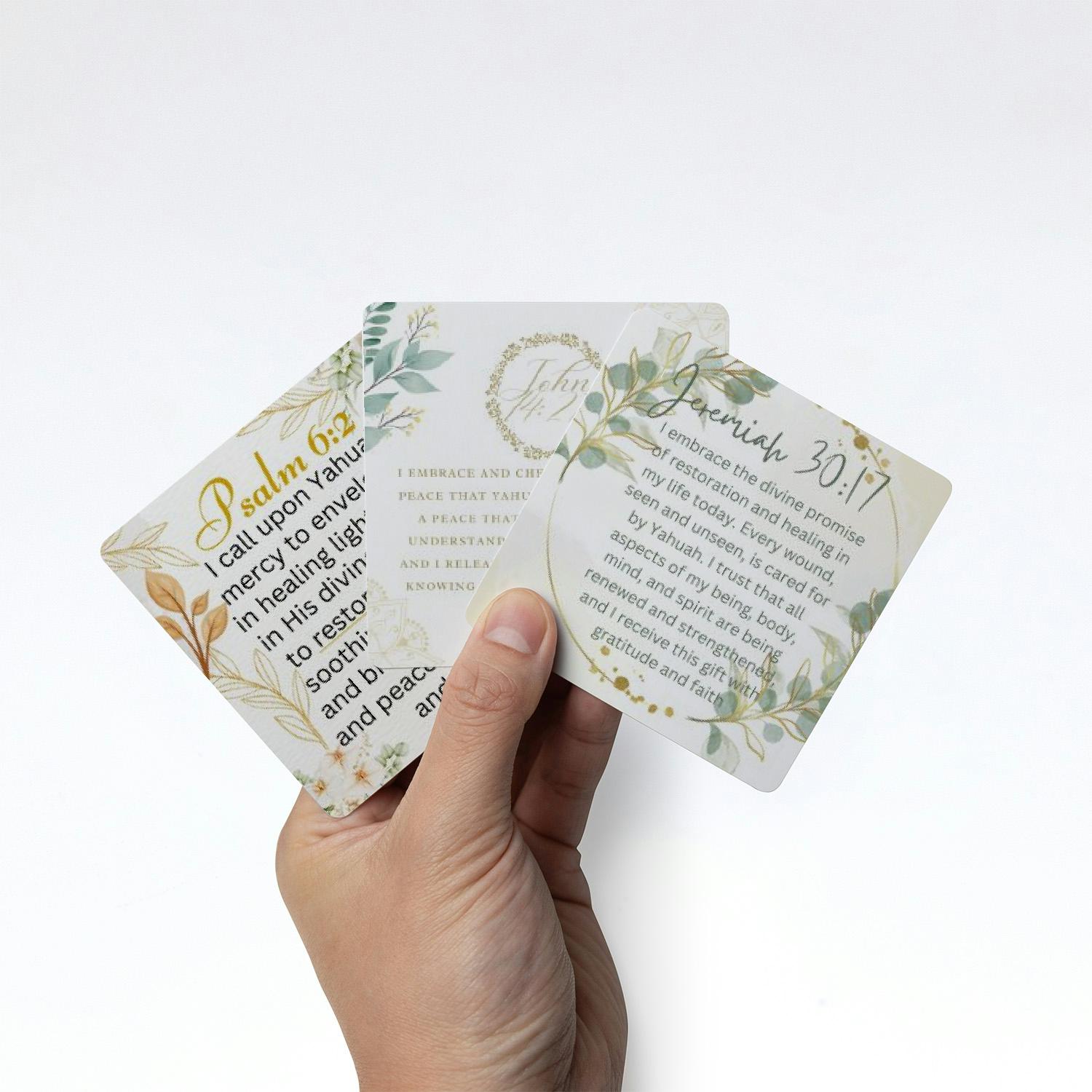 Health and Healing Square Affirmation Cards (3.5" x 3.5") - Image 4