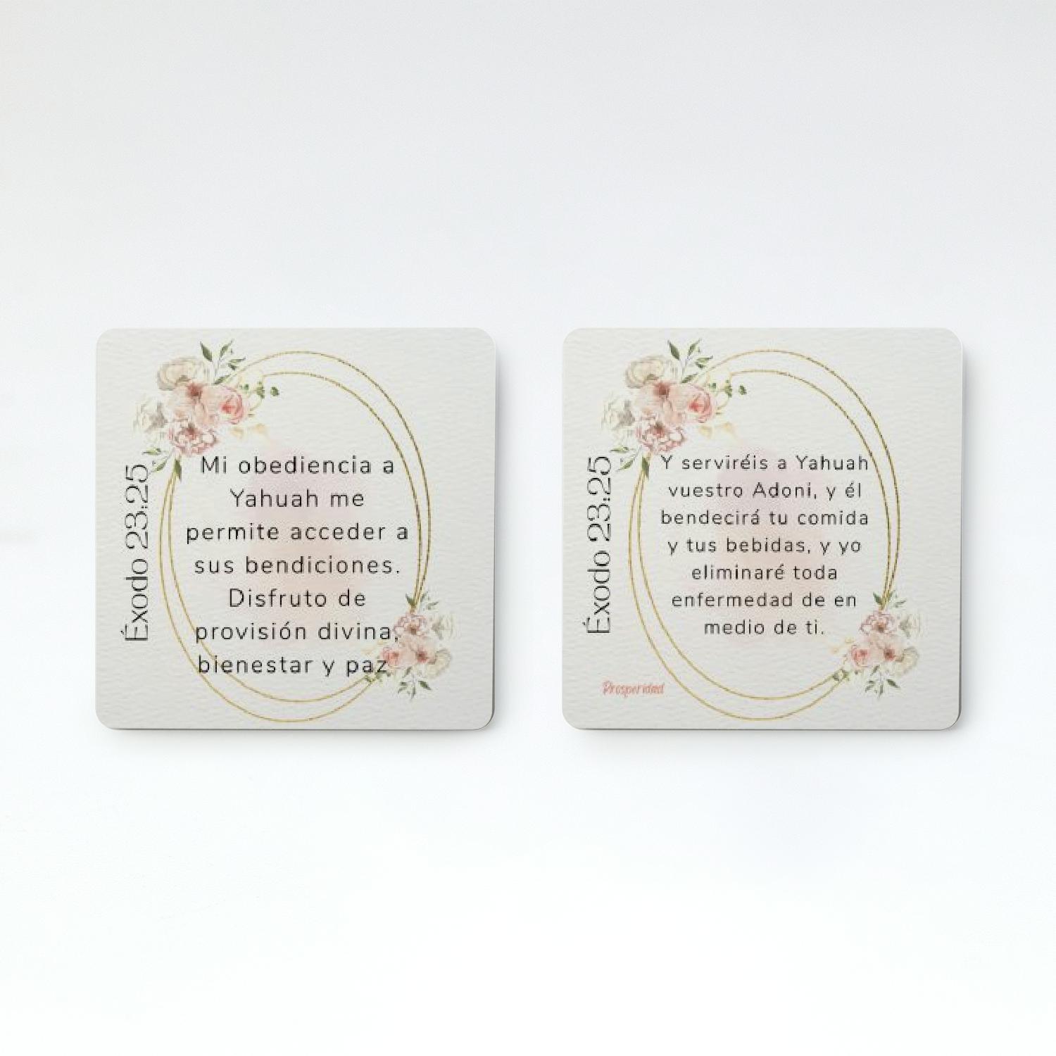 Tarjetas de Afirmación Bíblica de Prosperidad(3.5" x 3.5") - Image 7