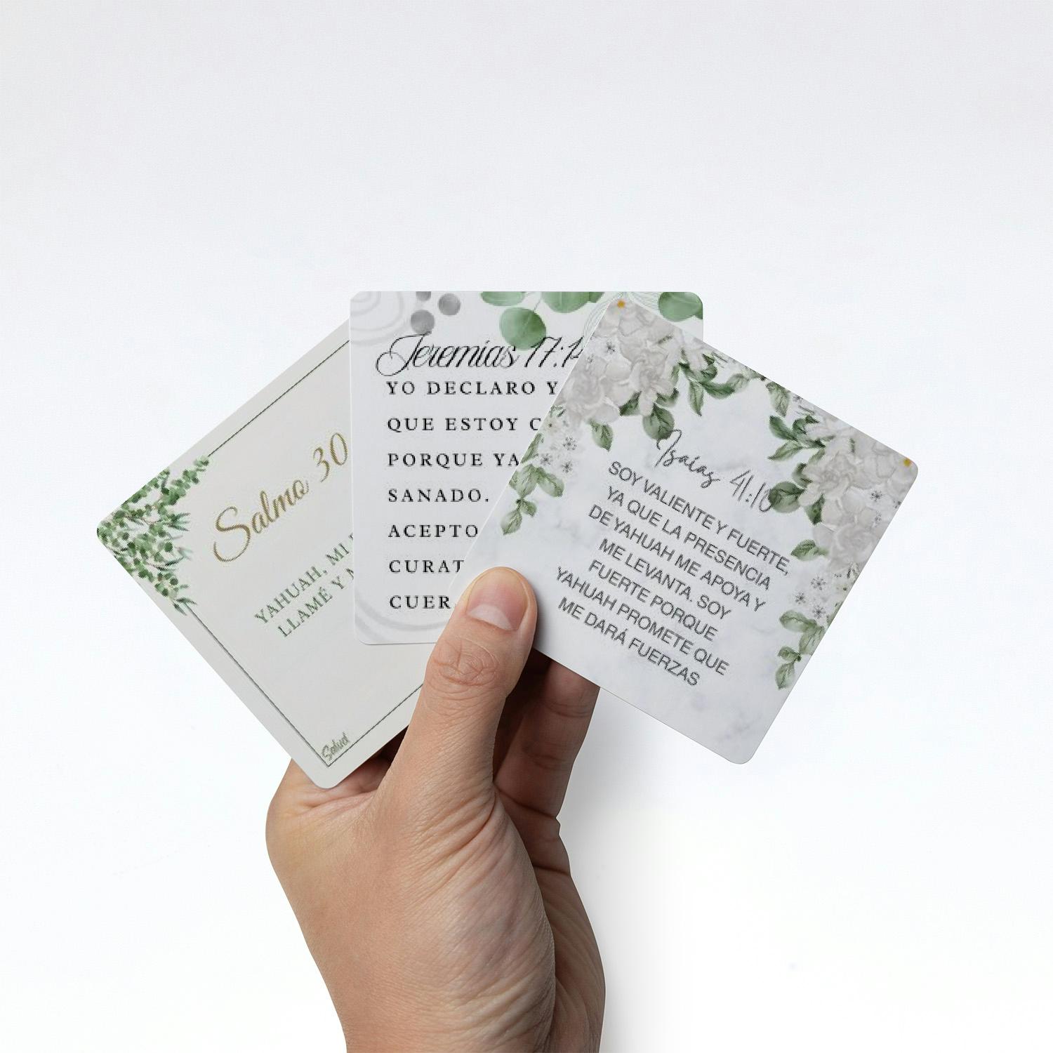 Juego de Tarjetas de Afirmaciones de Salud (3.5" x 3.5") - Image 4