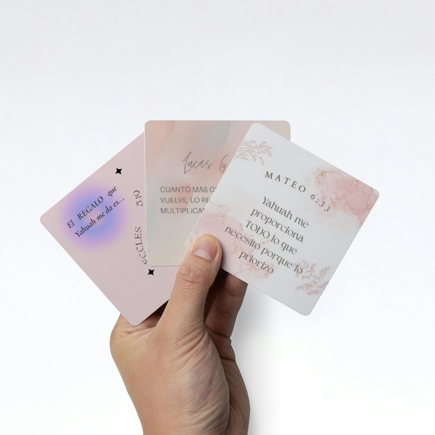 Juego de Tarjetas de Afirmación de Bendiciones (3.5" x 3.5") - Image 6