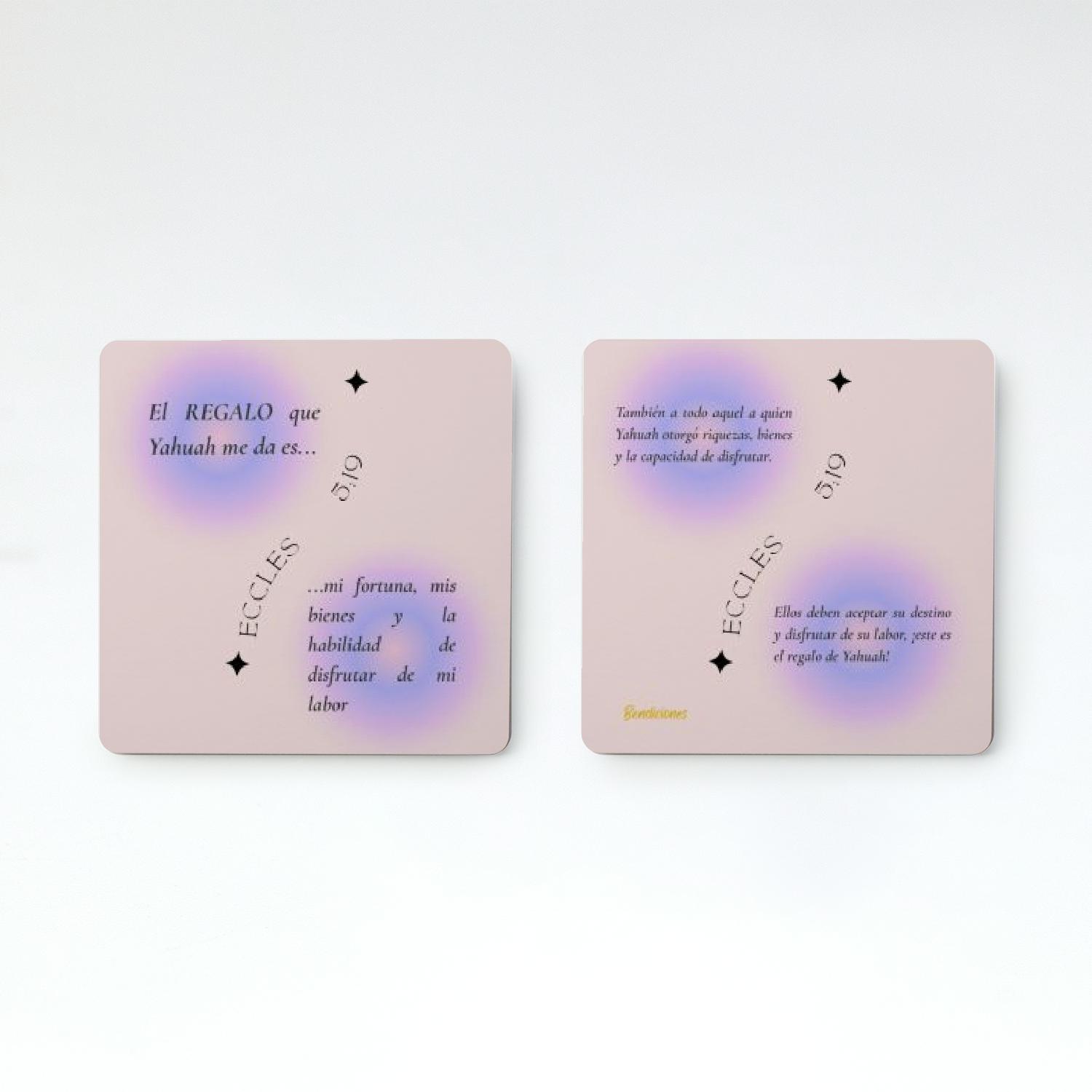 Juego de Tarjetas de Afirmación de Bendiciones (3.5" x 3.5") - Image 7