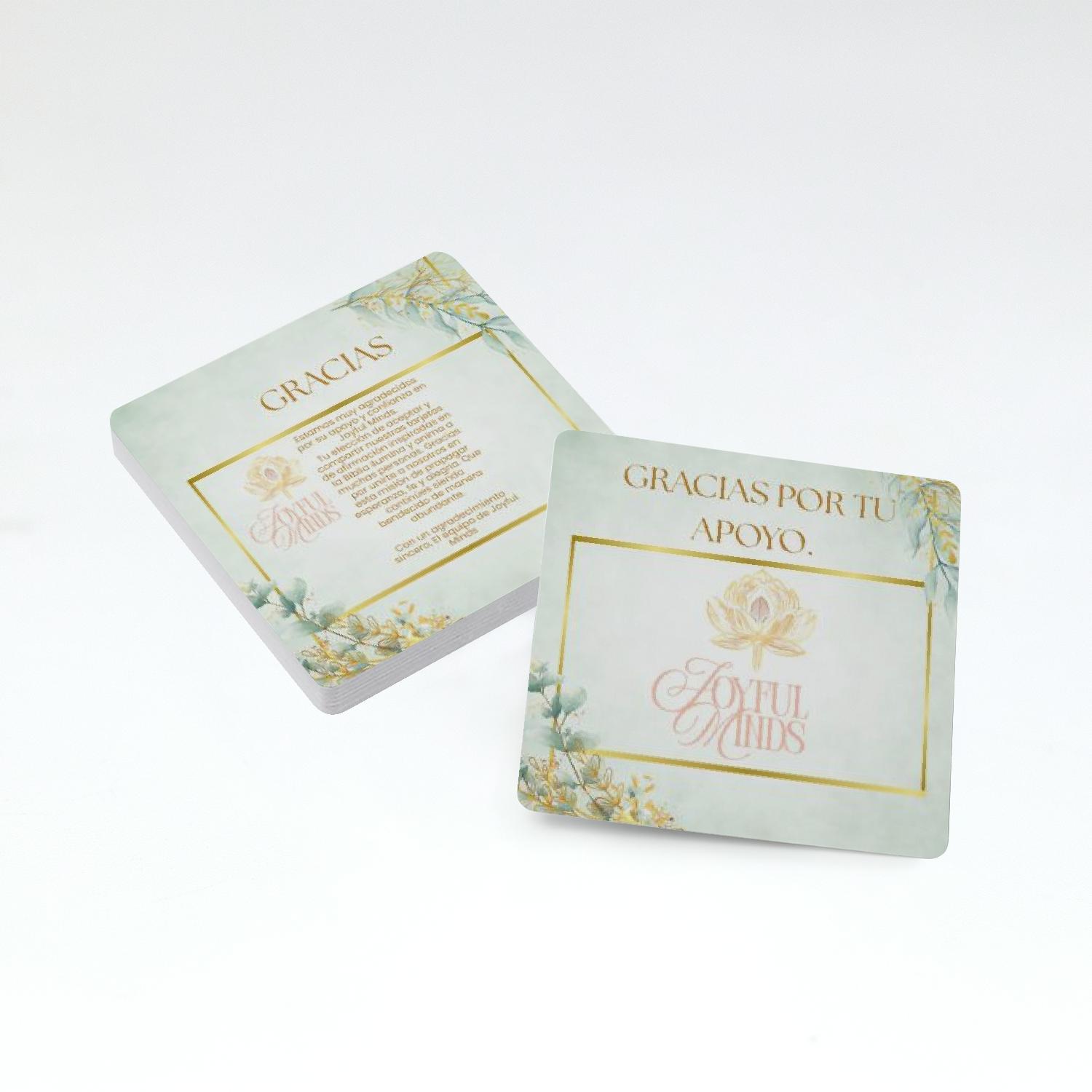 Juego de Tarjetas de Afirmaciones de Salud (3.5" x 3.5") - Image 2