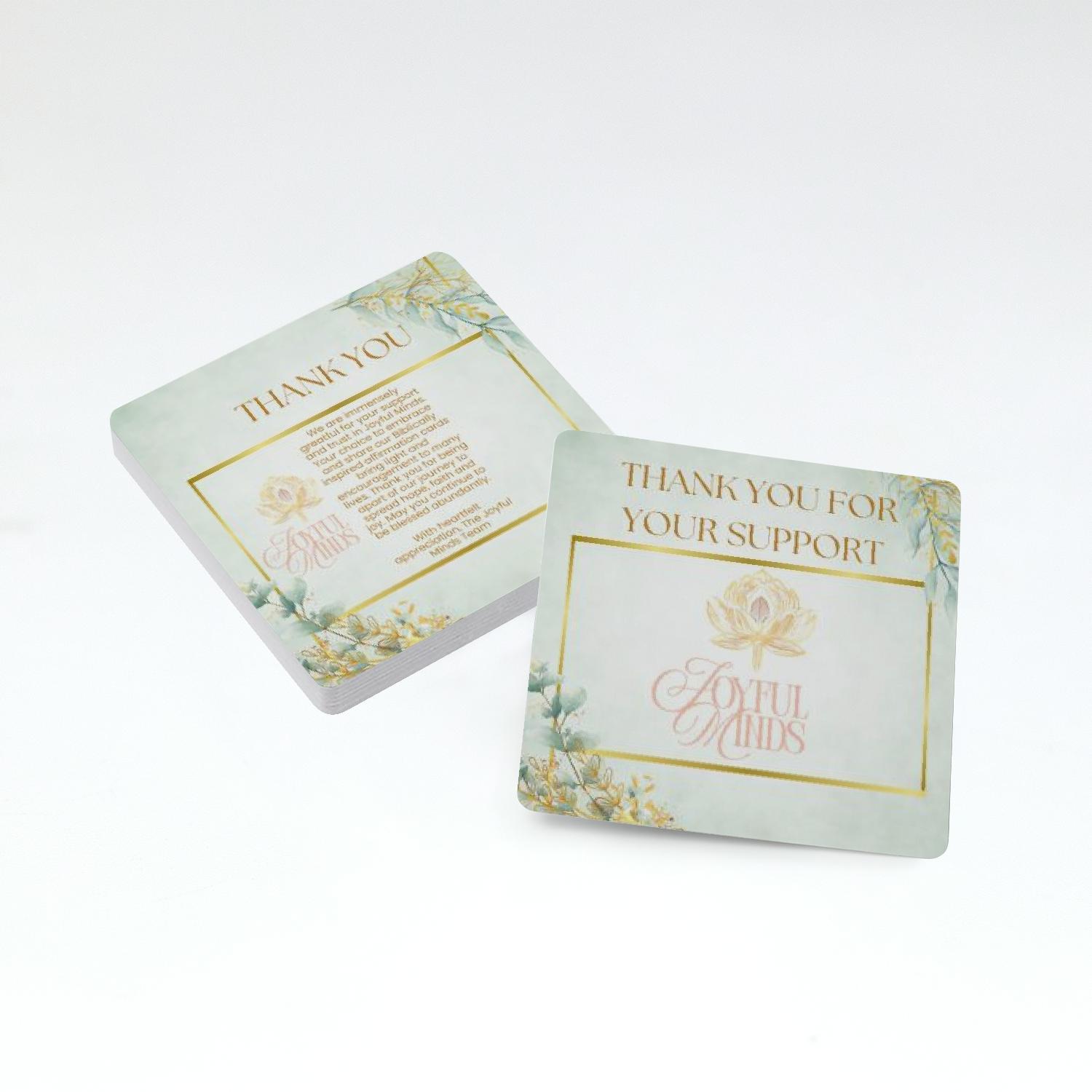 Health and Healing Square Affirmation Cards (3.5" x 3.5") - Image 2