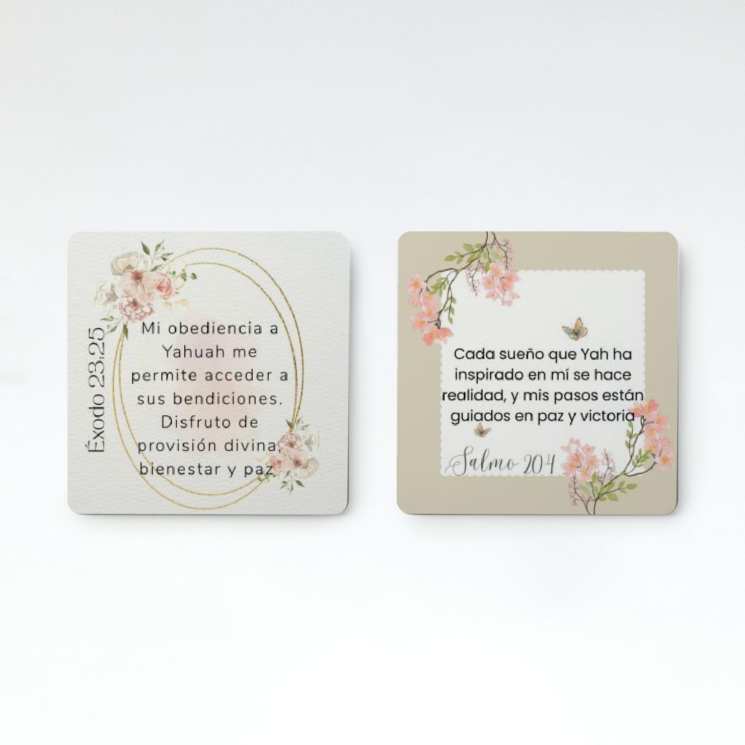 Tarjetas de Afirmación Bíblica de Prosperidad(3.5" x 3.5") - Image 6