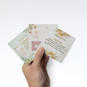 Juego de Tarjetas de Afirmación de Bendiciones (3.5" x 3.5")