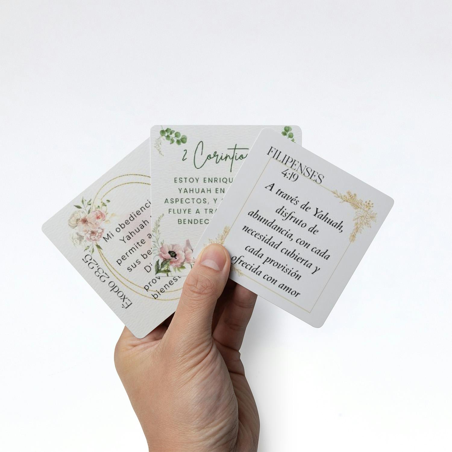 Tarjetas de Afirmación Bíblica de Prosperidad(3.5" x 3.5") - Image 8