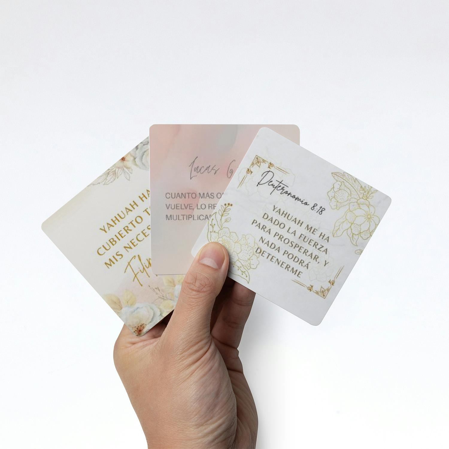 Juego de Tarjetas de Afirmación de Bendiciones (3.5" x 3.5") - Image 8